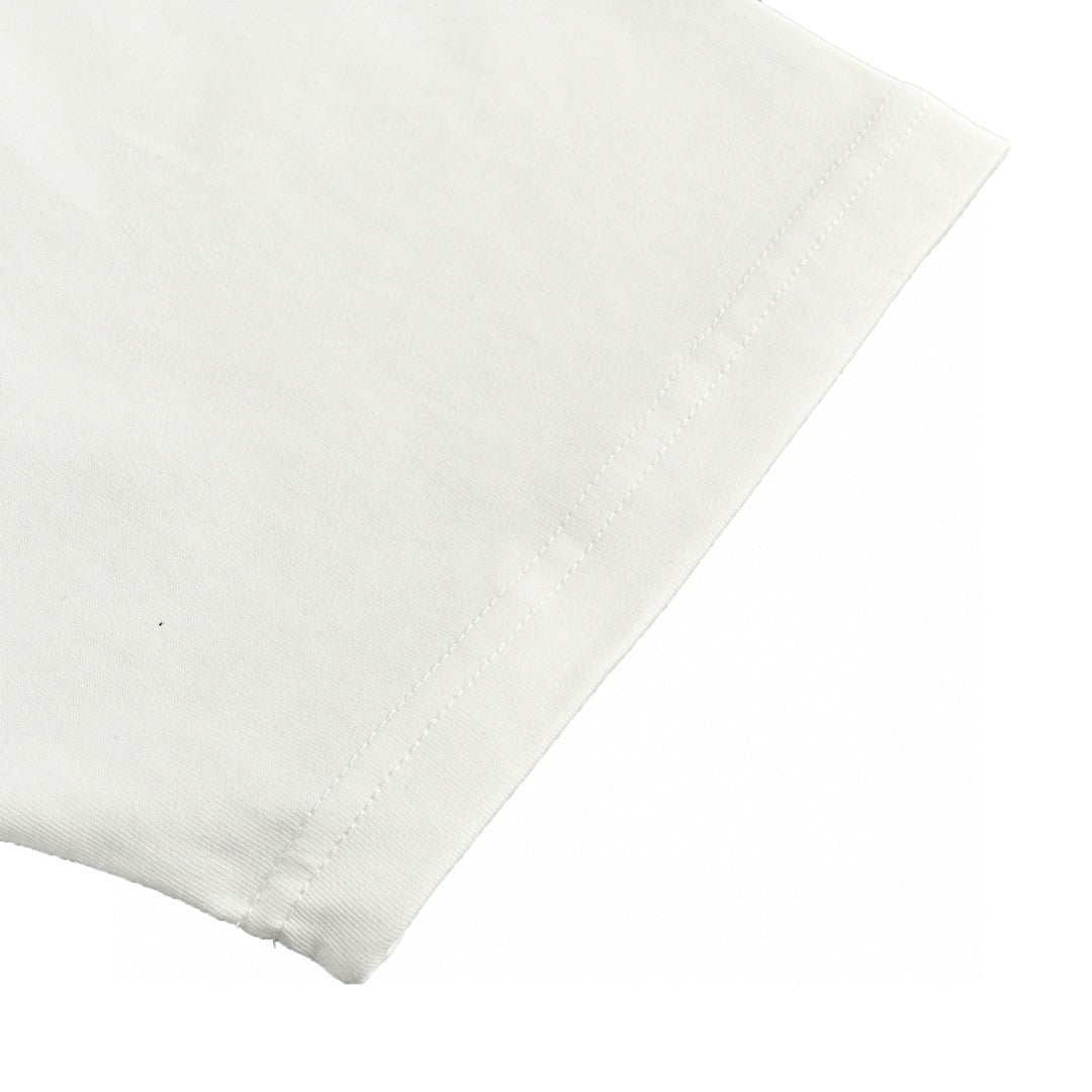 CHROME HEARTS CROSS PATCH COLLAR T-SHIRT WHITE