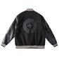CHROME HEARTS HORSE SHOE LOGO VARSITY JACKET BLACK