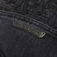 CHROME HEARTS BROWN CROSS PATCH JEANS BLACK