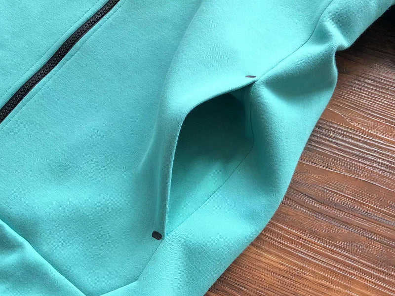 NIKE TECH FLEECE HOODIE x WASHED TEAL