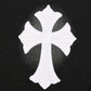 CHROME HEARTS WHITE CROSS T-SHIRT BLACK