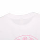 CHROME HEARTS HORSE SHOE LOGO T-SHIRT WHITE PINK