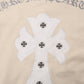 CHROME HEARTS WHITE CROSS PATCH SWEATSHIRT BEIGE