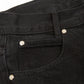 CHROME HEARTS BLACK CROSS PATCH JEANS BLACK