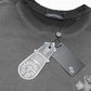 CHROME HEARTS CROSS PATCH T-SHIRT WASHED GREY