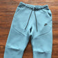 NIKE TECH FLEECE PANTS x BABY BLUE