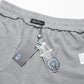 CHROME HEARTS HORSE SHOE LOGO SHORTS GREY
