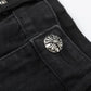 CHROME HEARTS DOUBLE CROSS JEANS BLACK
