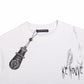 CHROME HEARTS "LOOKING LIKE A GHOST" T-SHIRT WHITE