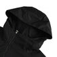 CHROME HEARTS ASYMMETRICAL ZIP HOODIE BLACK