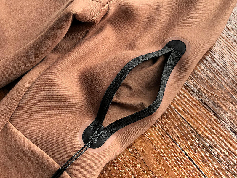 NIKE TECH FLEECE HOODIE x ARCHEO BROWN