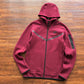 NIKE TECH FLEECE HOODIE x BURGUNDY