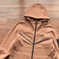 NIKE TECH FLEECE HOODIE x ARCHEO BROWN