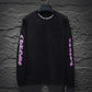 CHROME HEARTS PURPLE COLLAR LONGSLEEVE BLACK