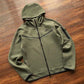 NIKE TECH FLEECE HOODIE x ARMY GREEN
