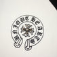 CHROME HEARTS HORSE SHOE LOGO LONGSLEEVE WHITE BLACK