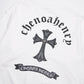 CHROME HEARTS BLACK CROSS SWEATSHIRT WHITE