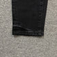 AMIRI CORE APPLIQUE BLACK LEATHER JEANS