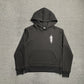 AMIRI LETTER LOGO HOODIE BLACK