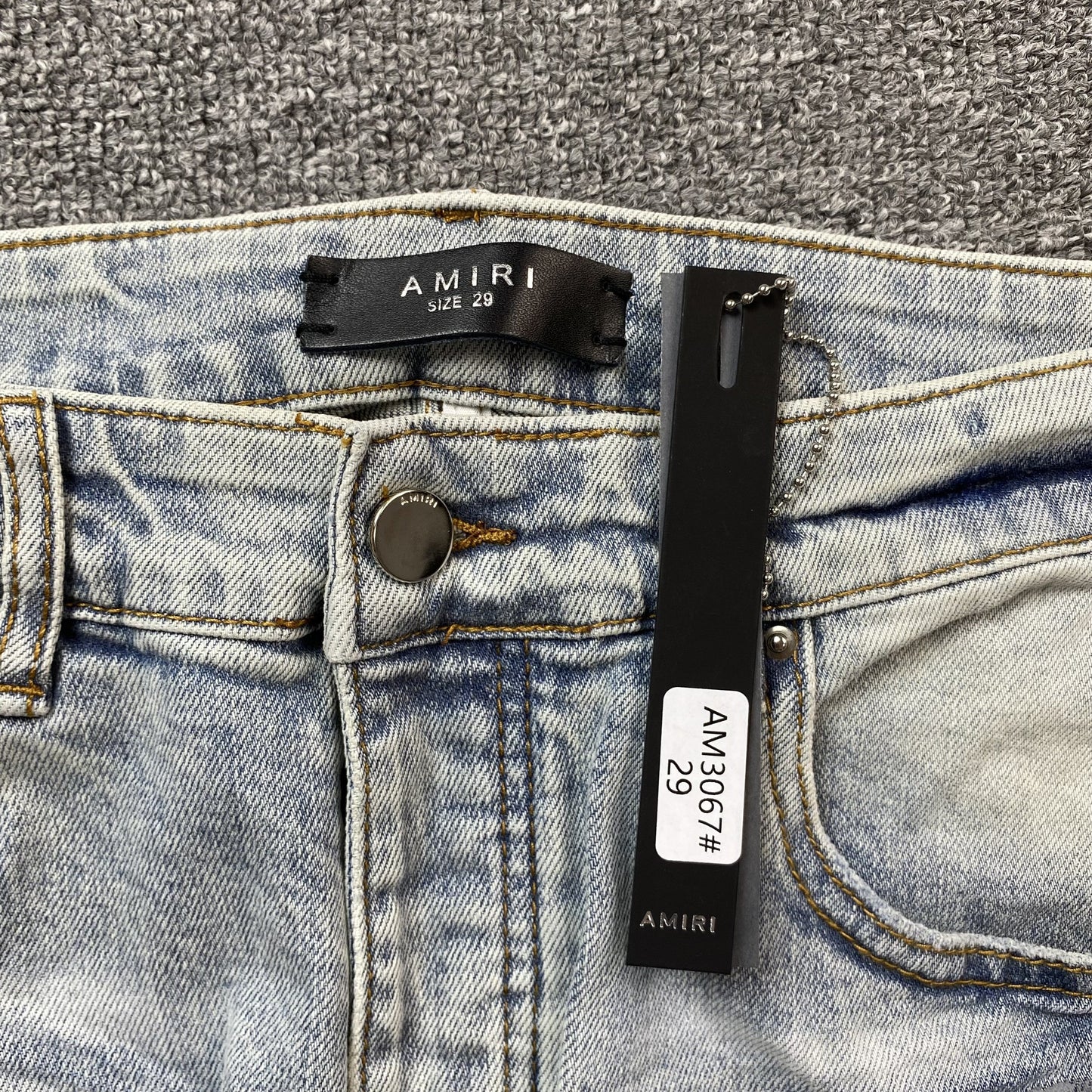 AMIRI MX1 PAINTER JEANS BLUE