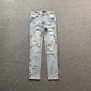 AMIRI MX1 PAINTER JEANS BLUE