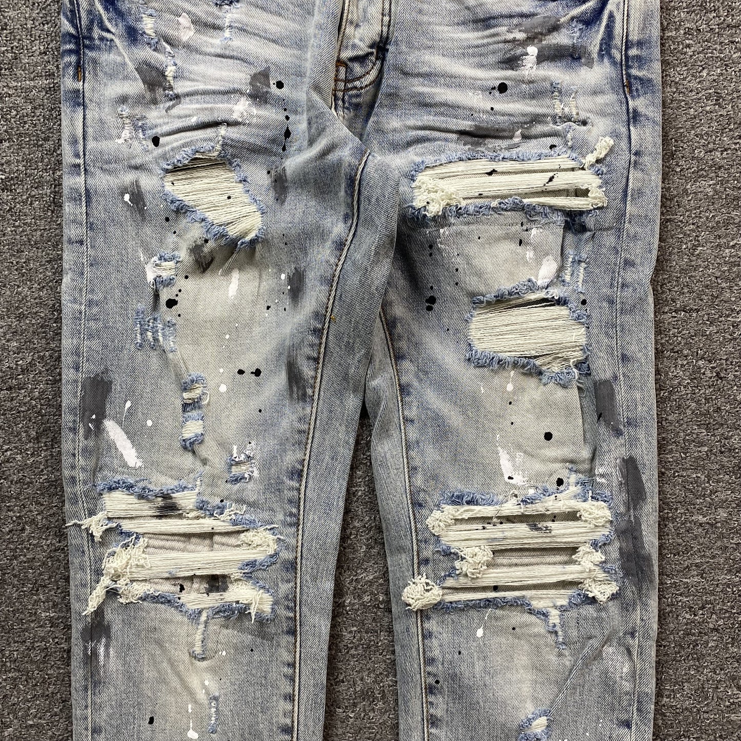 AMIRI MX1 PAINTER JEANS BLUE