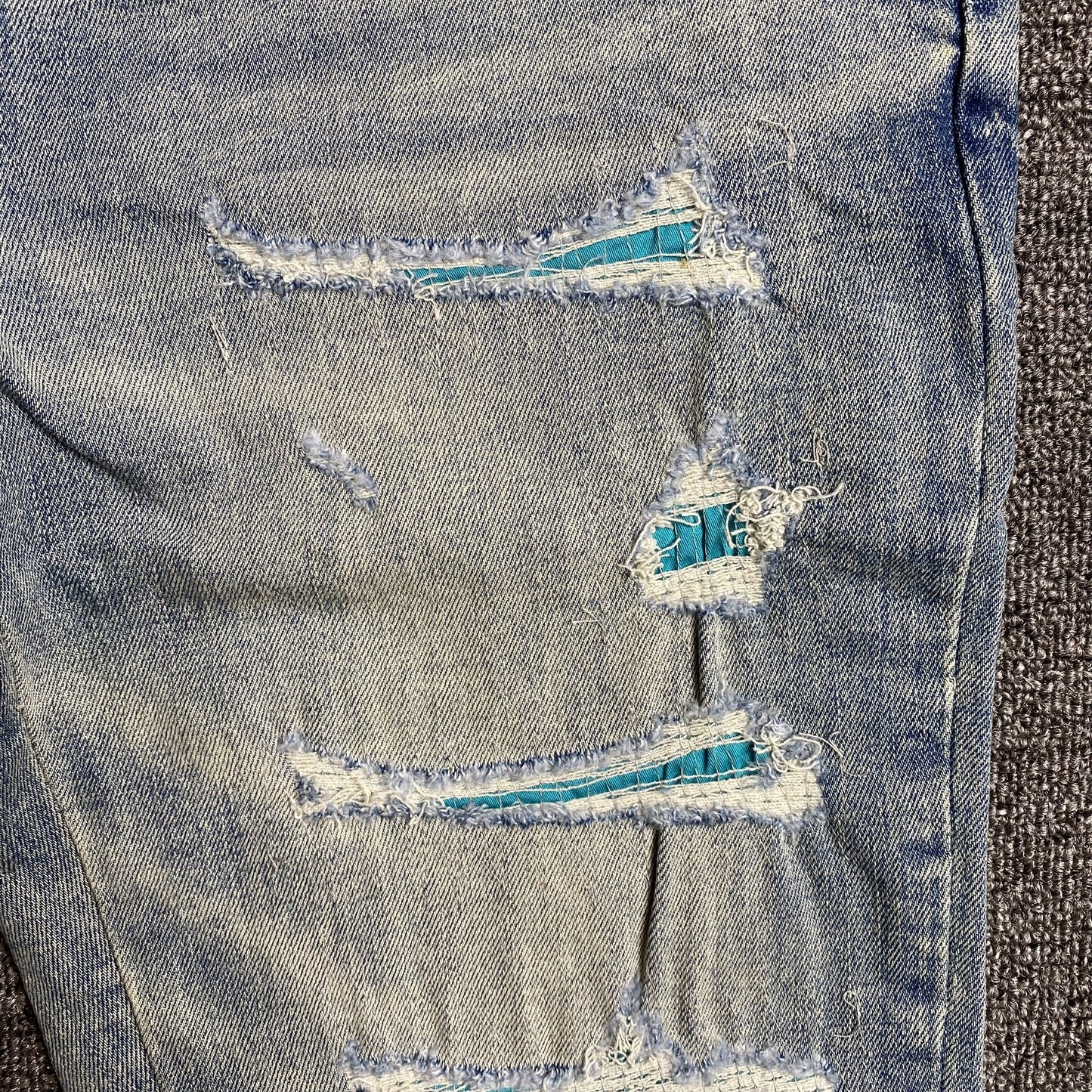 AMIRI VARSITY LOGO JEANS