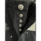 CHROME HEARTS BLACK DOUBLE KNEE CARPENTER JEANS