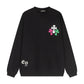 CHROME HEARTS COLORED CROSS HORSE SHOE LOGO SWEATSHIRT BLACK