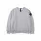 CHROME HEARTS CROSS PATCH SWEATSHIRT GREY