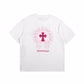 CHROME HEARTS HORSE SHOE LOGO T-SHIRT WHITE PINK