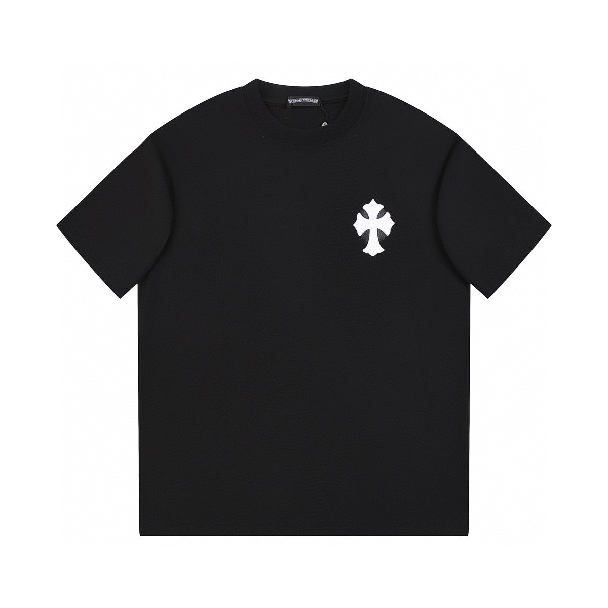 CHROME HEARTS WHITE CROSS T-SHIRT BLACK