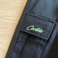 CORTEIZ ALCATRAZ CARGO PANTS BLACK/GREEN