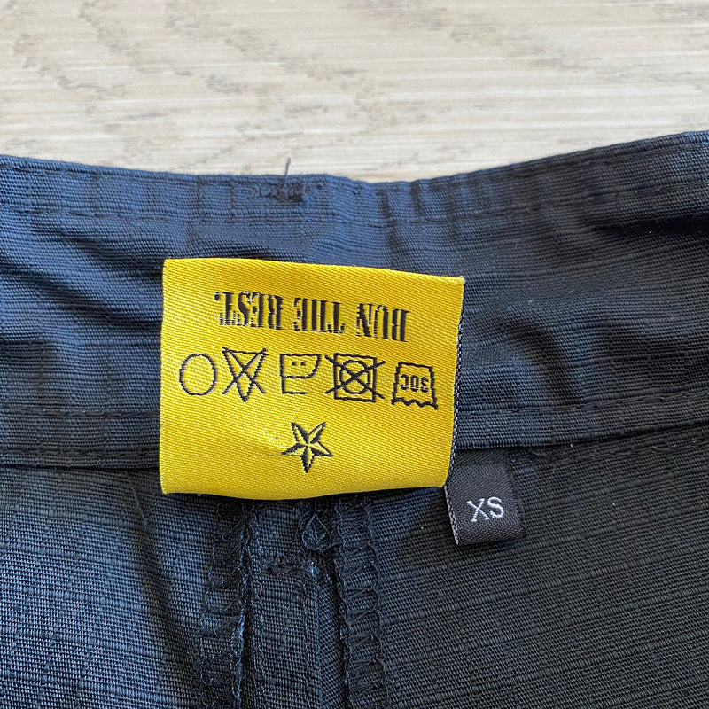 CORTEIZ ALCATRAZ GUERRILAZ CARGO PANTS BLACK/YELLOW