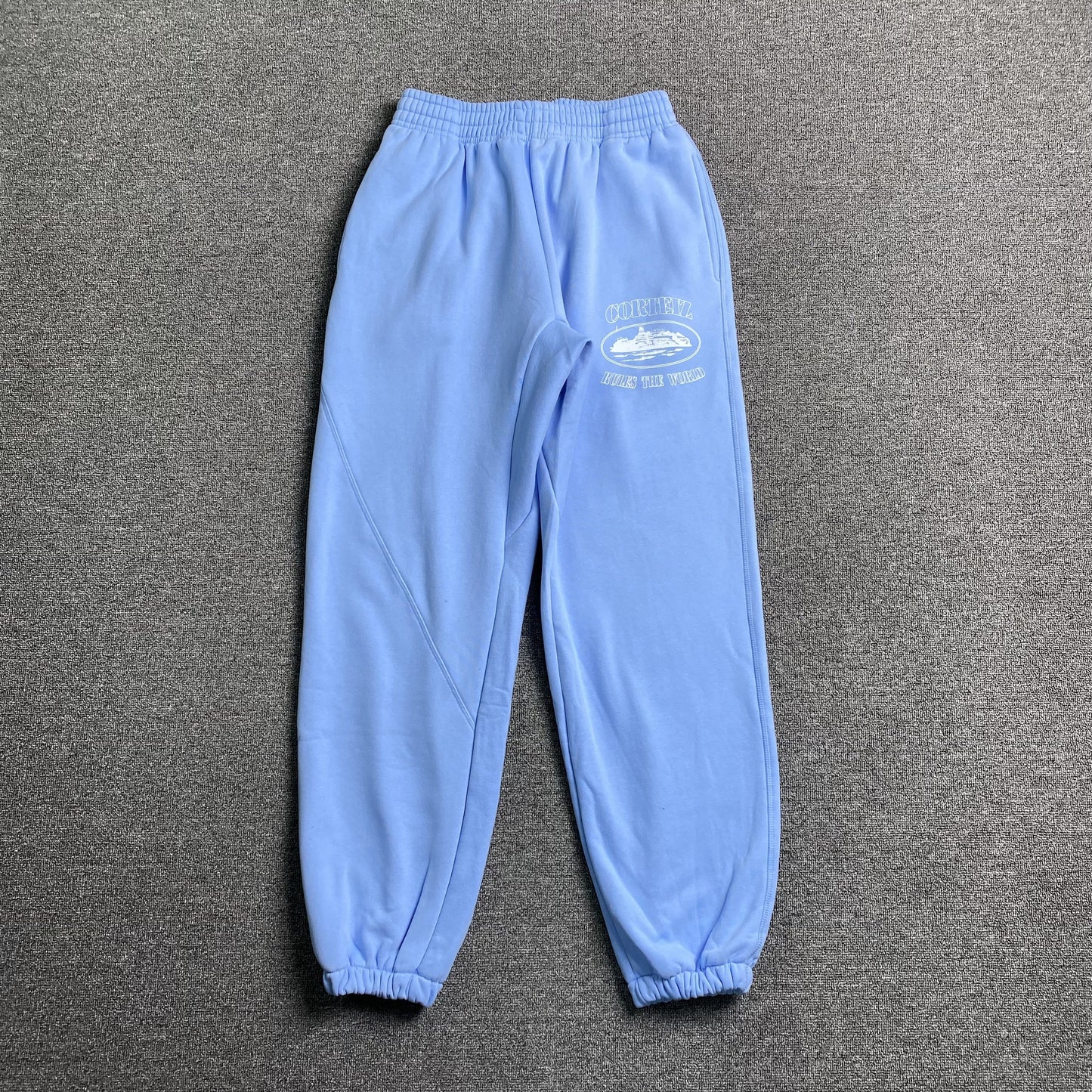 CORTEIZ ALCATRAZ SWEATPANTS BABY BLU