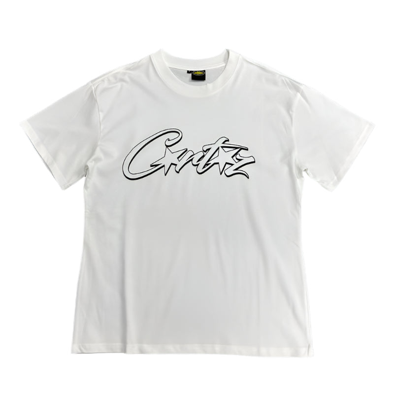 CORTEIZ ALLSTARZ TEE WHITE HOLLOW BLACK