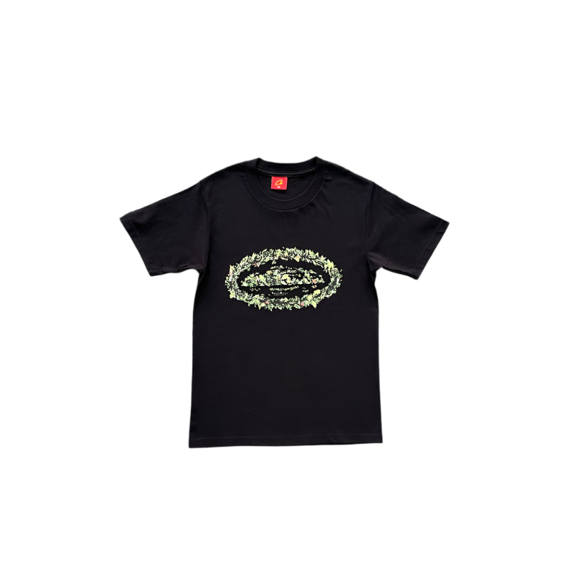 CORTEIZ GRASS ROUND TEE BLACK