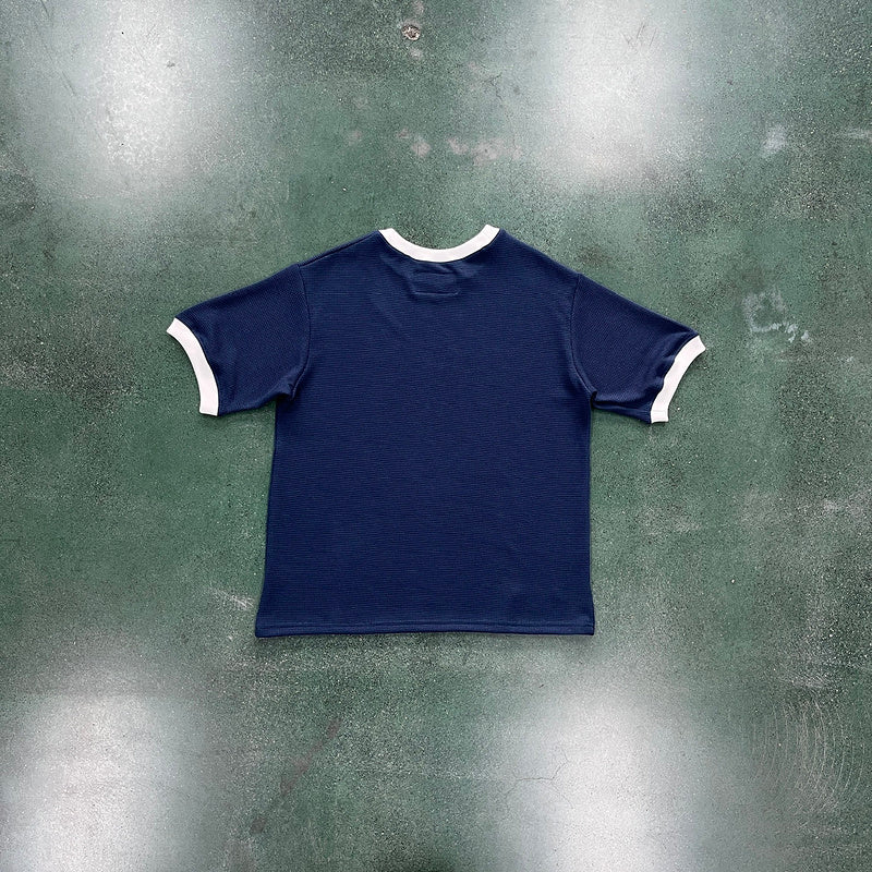 CORTEIZ INSIGNIA WAFFLE TEE NAVY