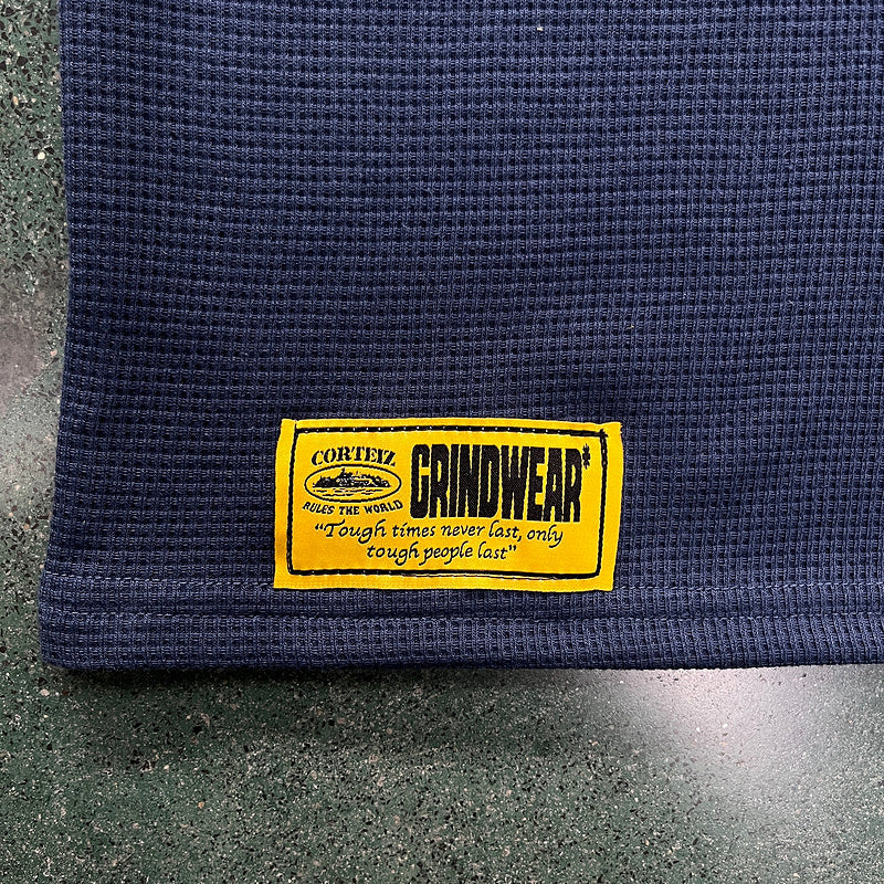 CORTEIZ INSIGNIA WAFFLE TEE NAVY