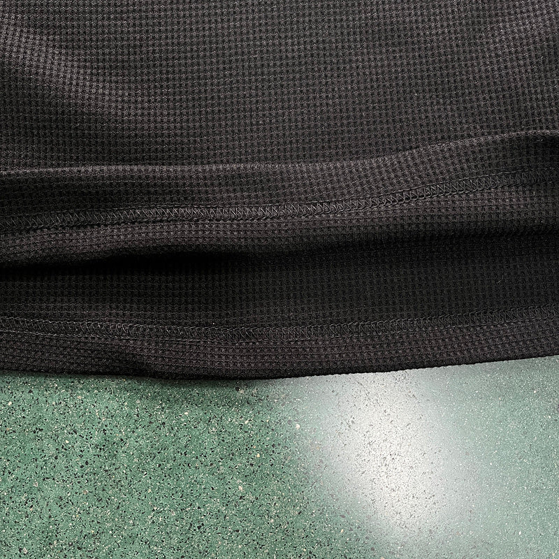 CORTEIZ WAFFLE TANK TOP BLACK