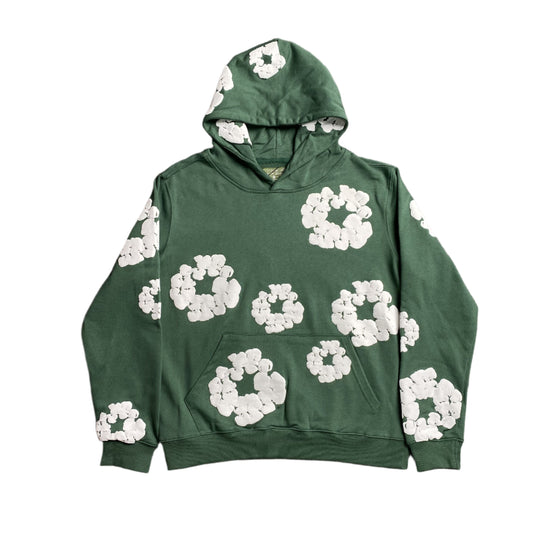 DENIM TEARS COTTON WREATH HOODIE GREEN