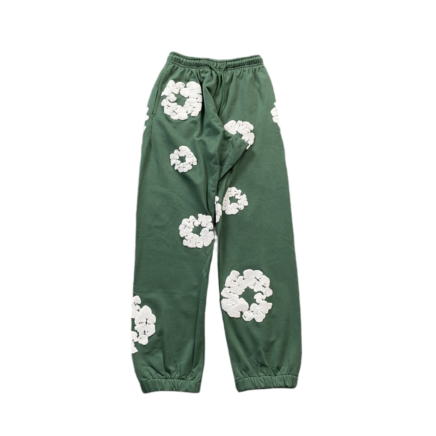 DENIM TEARS COTTON WREATH SWEATPANTS GREEN