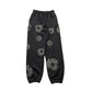 DENIM TEARS COTTON WREATH SWEATPANTS MONOCHROME BLACK