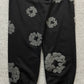DENIM TEARS COTTON WREATH SWEATPANTS MONOCHROME BLACK