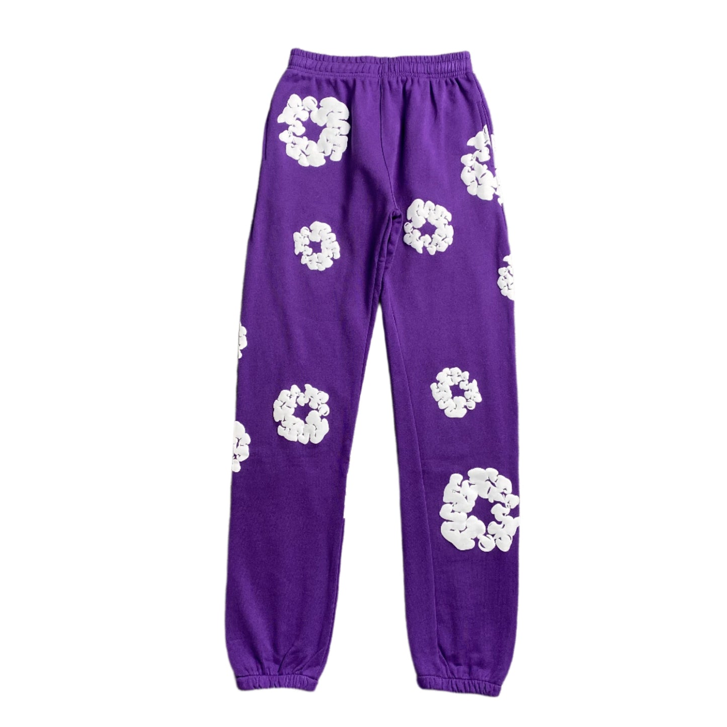 DENIM TEARS COTTON WREATH SWEATPANTS PURPLE