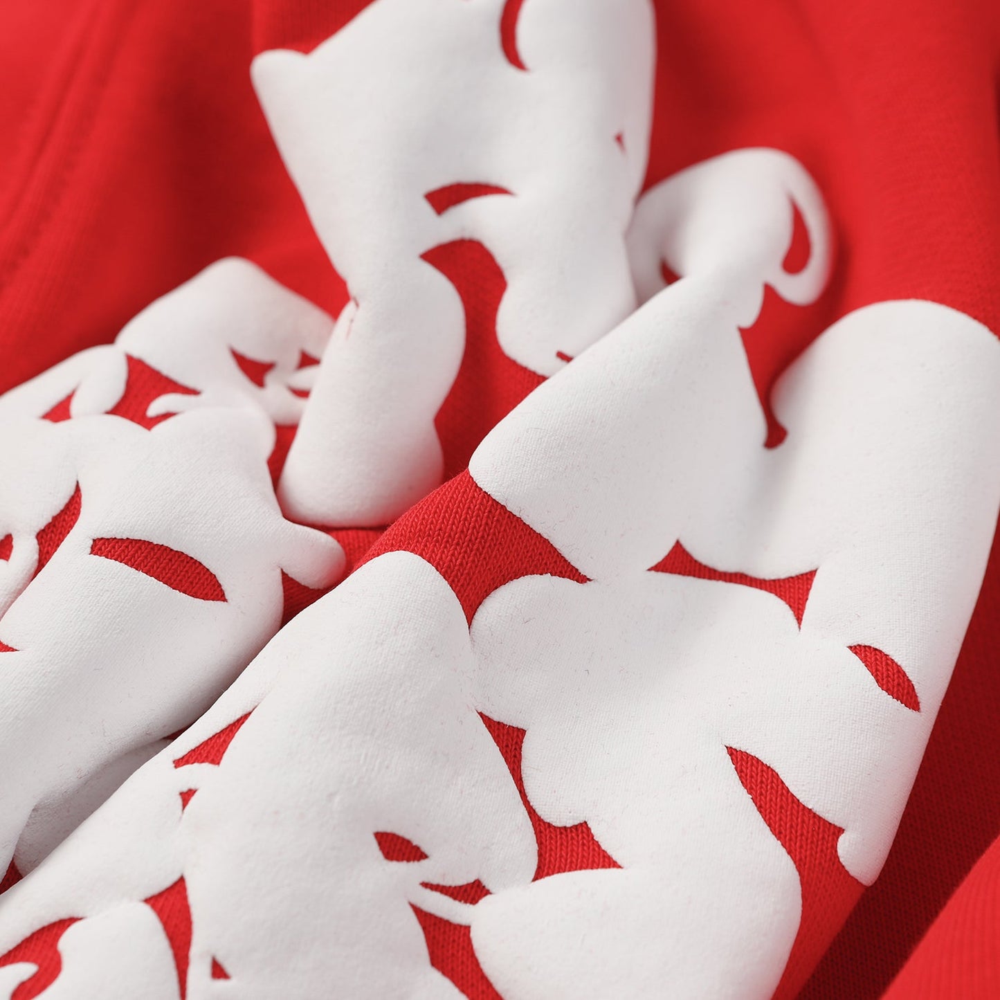 DENIM TEARS COTTON WREATH HOODIE RED