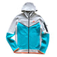 NIKE TECH FLEECE HOODIE x WOLF GREY/AQUAMARINE/ORANGE