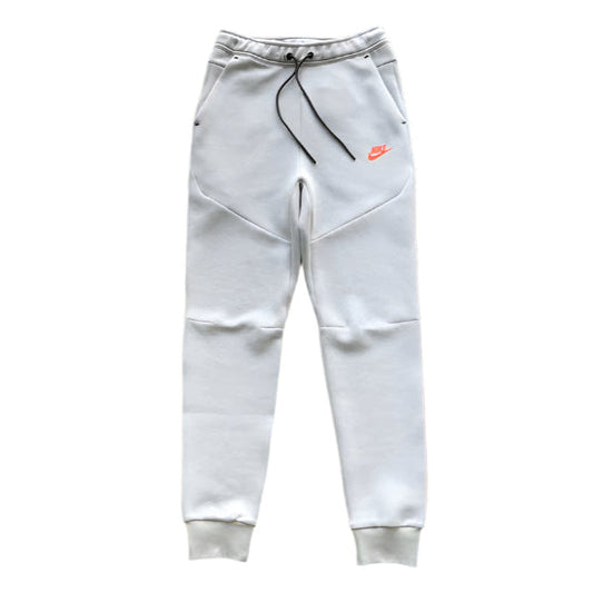 NIKE TECH FLEECE PANTS x WOLF GREY/AQUAMARINE/ORANGE