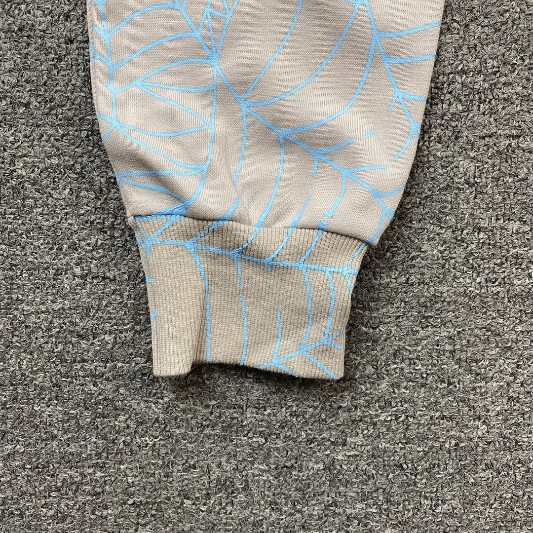 SP5DER AOP WEB HOODIE HEATHER GREY