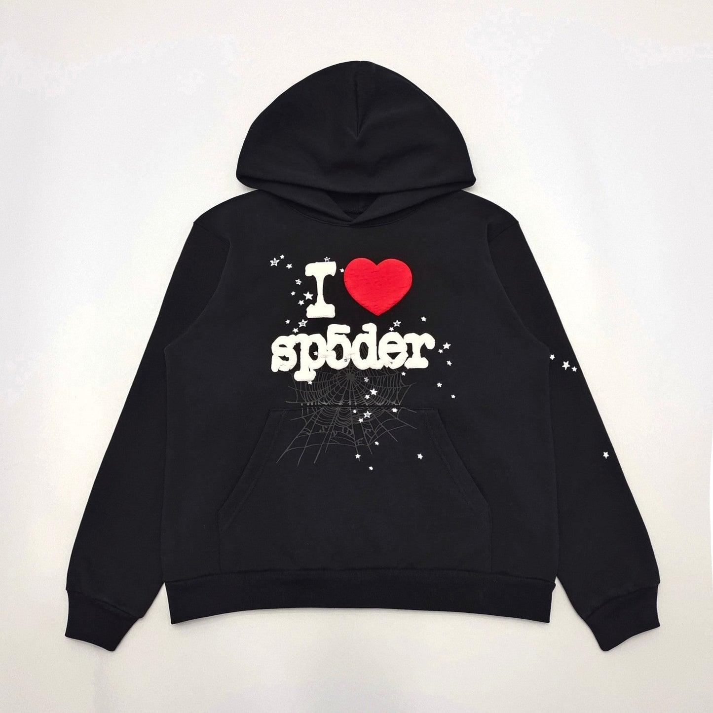 SP5DER I HEART SP5 SOUVENIR HOODIE BLACK